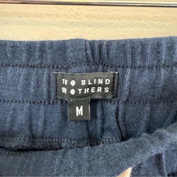 Two Blind Brothers Men's French Terry Jogger in Navy Size Medium - Picture 12 of 13